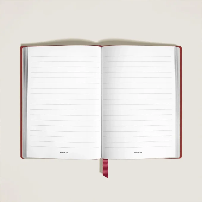 Cuaderno mediano, piel rojo ladrillo, rojo, páginas rayadas Cuaderno mediano, piel rojo ladrillo, rojo, páginas rayadas