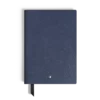 Cuaderno mediano, piel Saffiano, azul – Páginas rayadas Cuaderno mediano, piel Saffiano, azul – Páginas rayadas
