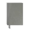 Cuaderno mediano, piel Saffiano, gris medio – Páginas rayadas Cuaderno mediano, piel Saffiano, gris medio – Páginas rayadas