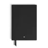 Cuaderno mediano, piel Saffiano, negro – Páginas cuadriculadas Cuaderno mediano, piel Saffiano, negro – Páginas cuadriculadas