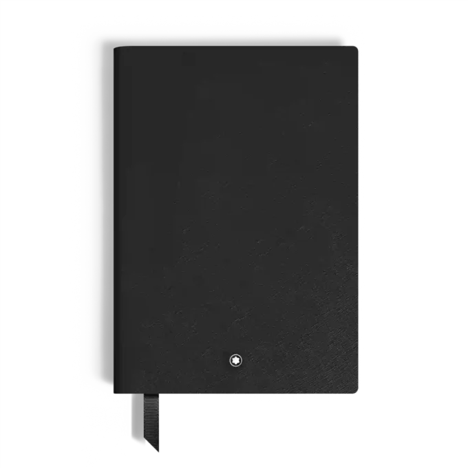 Cuaderno mediano, piel Saffiano, negro – Páginas cuadriculadas Cuaderno mediano, piel Saffiano, negro – Páginas cuadriculadas