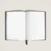 Cuaderno mediano, piel Saffiano, negro – Páginas en blanco Cuaderno mediano, piel Saffiano, negro – Páginas en blanco
