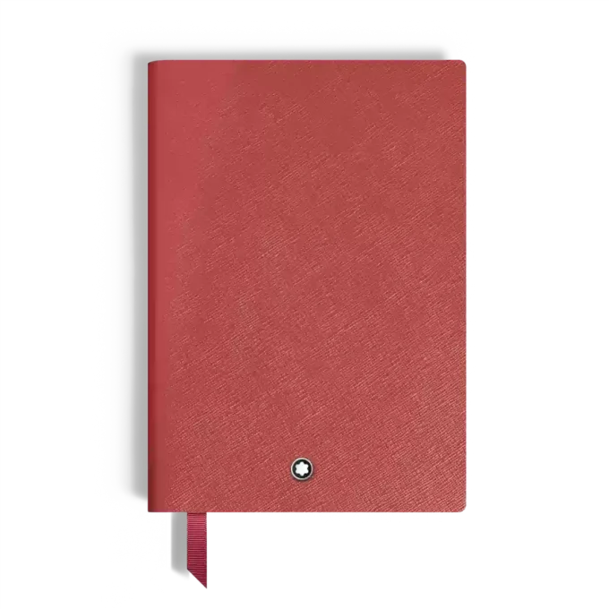 Cuaderno mediano, piel Saffiano, rojo – Páginas cuadriculadas Cuaderno mediano, piel Saffiano, rojo – Páginas cuadriculadas