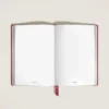 Cuaderno mediano, piel Saffiano, rojo – Páginas en blanco Cuaderno mediano, piel Saffiano, rojo – Páginas en blanco