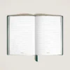 Cuaderno mediano, piel Saffiano, verde británico – Páginas rayadas Cuaderno mediano, piel Saffiano, verde británico – Páginas rayadas