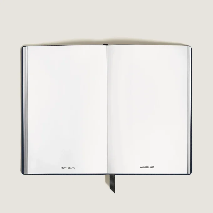 Cuaderno pequeño, piel azul tinta, azul, páginas en blanco Cuaderno pequeño, piel azul tinta, azul, páginas en blanco