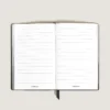 Cuaderno pequeño, piel con relieve de cocodrilo, negro – Páginas rayadas Cuaderno pequeño, piel con relieve de cocodrilo, negro – Páginas rayadas