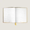 Cuaderno pequeño, piel Saffiano, amarillo Modena – Páginas rayadas Cuaderno pequeño, piel Saffiano, amarillo Modena – Páginas rayadas