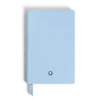 Cuaderno pequeño, piel Saffiano, azul pálido – Páginas rayadas Cuaderno pequeño, piel Saffiano, azul pálido – Páginas rayadas