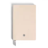 Cuaderno pequeño, piel Saffiano, beige nublado – Páginas rayadas Cuaderno pequeño, piel Saffiano, beige nublado – Páginas rayadas