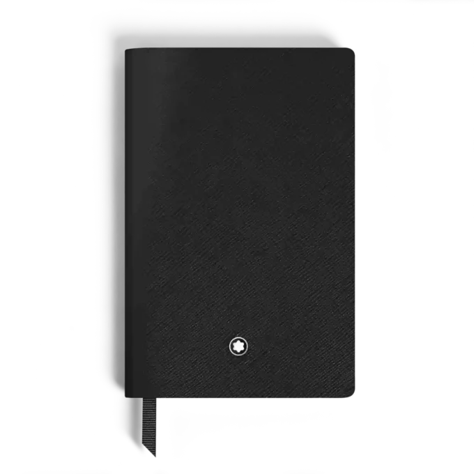 Cuaderno pequeño, piel Saffiano, negro – Páginas en blanco Cuaderno pequeño, piel Saffiano, negro – Páginas en blanco