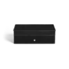 Estuche para bolígrafos, piel con relieve de cocodrilo, negro Estuche para bolígrafos, piel con relieve de cocodrilo, negro