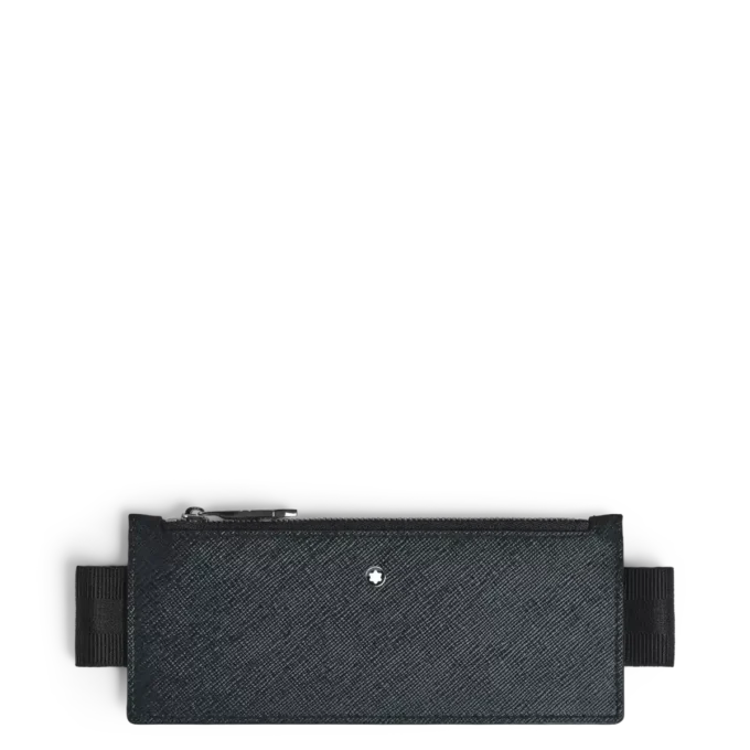 Estuche para bolígrafos Sartorial 2 con cremallera y banda elástica Estuche para bolígrafos Sartorial 2 con cremallera y banda elástica
