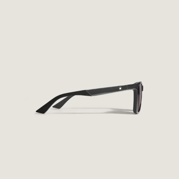 Gafas de sol con montura inyectada cuadrada en negro Gafas de sol con montura inyectada cuadrada en negro