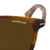 Gafas de sol cuadradas con montura de acetato de color marrón Gafas de sol cuadradas con montura de acetato de color marrón
