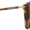 Gafas de sol cuadradas con montura de acetato de color marrón Gafas de sol cuadradas con montura de acetato de color marrón