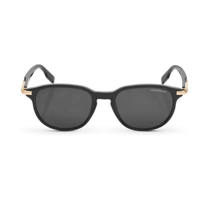 Gafas de sol cuadradas con montura de acetato de color negro Gafas de sol cuadradas con montura de acetato de color negro