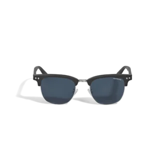 Gafas de sol cuadradas con montura de acetato de color negro