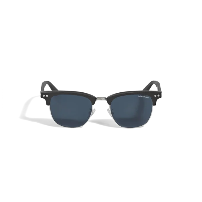 Gafas de sol cuadradas con montura de acetato de color negro Gafas de sol cuadradas con montura de acetato de color negro