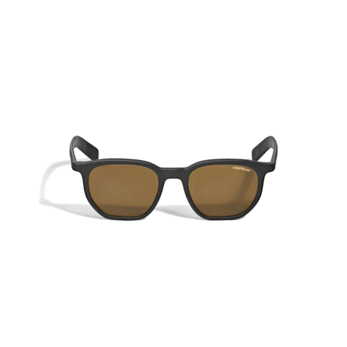Gafas de sol cuadradas con montura de acetato de color negro Gafas de sol cuadradas con montura de acetato de color negro