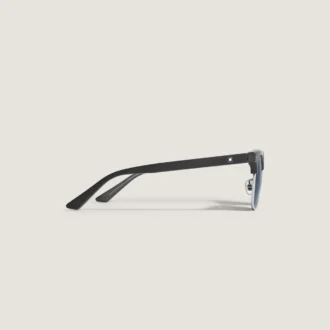 Gafas de sol cuadradas con montura de acetato de color negro