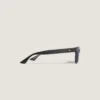 Gafas de sol cuadradas con montura de acetato de color negro Gafas de sol cuadradas con montura de acetato de color negro