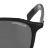 Gafas de sol cuadradas con montura de acetato de color negro