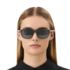 Gafas de sol cuadradas con montura de acetato de color negro Gafas de sol cuadradas con montura de acetato de color negro