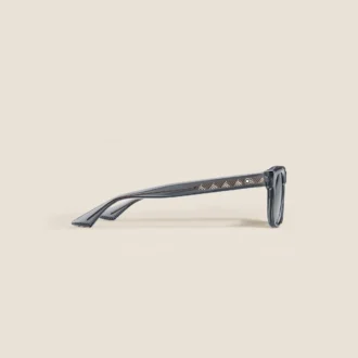 Gafas de sol cuadradas con montura de acetato gris