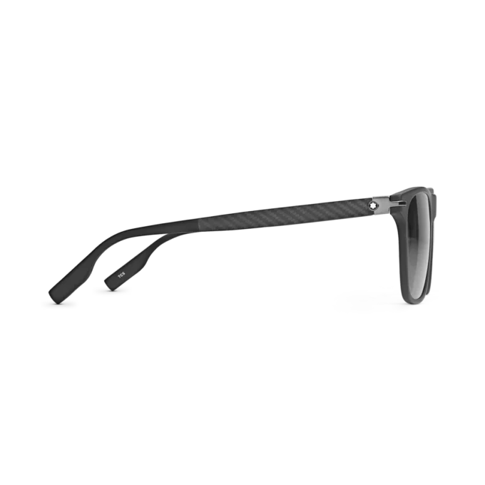 Gafas de sol cuadradas con montura de acetato negro