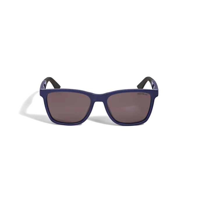 Gafas de sol cuadradas con montura inyectada de color azul Gafas de sol cuadradas con montura inyectada de color azul