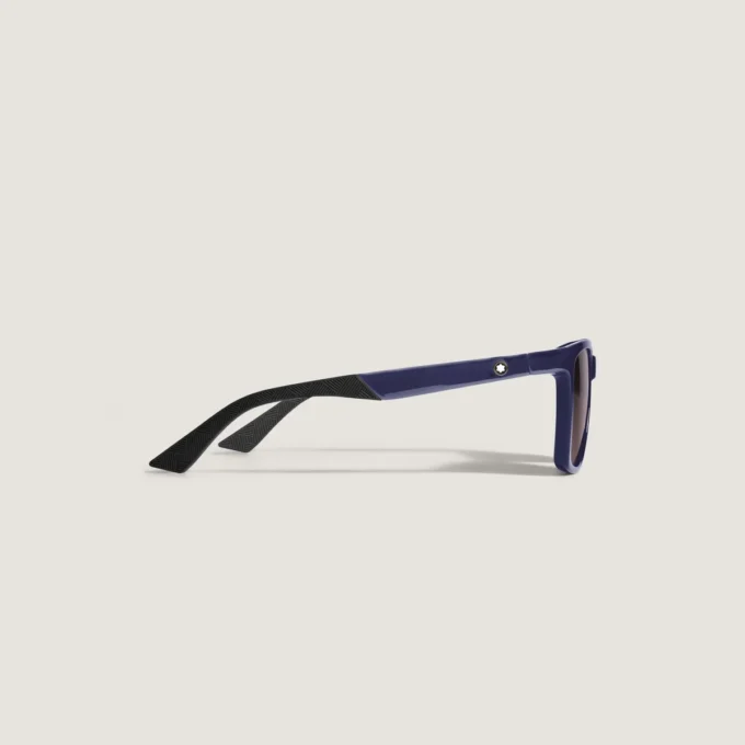 Gafas de sol cuadradas con montura inyectada de color azul Gafas de sol cuadradas con montura inyectada de color azul