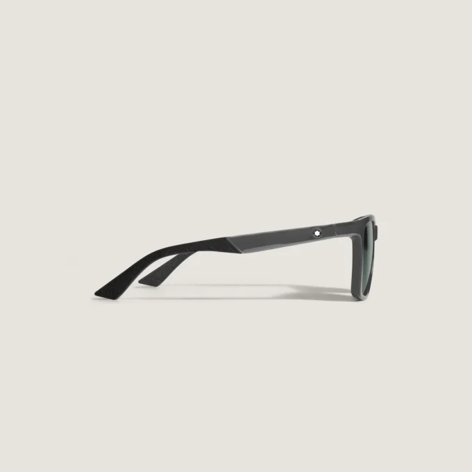 Gafas de sol cuadradas con montura inyectada de color gris Gafas de sol cuadradas con montura inyectada de color gris