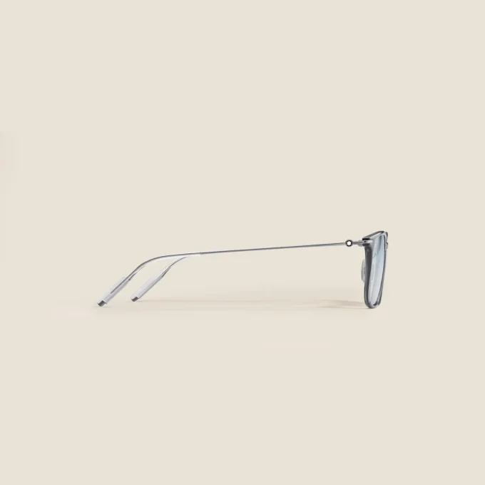 Gafas de sol cuadradas con montura inyectada gris Gafas de sol cuadradas con montura inyectada gris