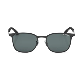 Gafas de sol cuadradas con montura metálica de color negro
