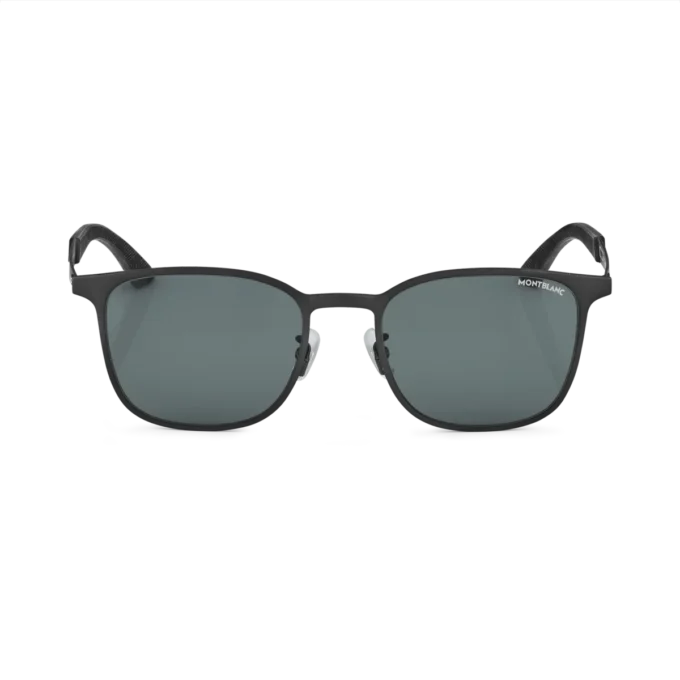 Gafas de sol cuadradas con montura metálica de color negro Gafas de sol cuadradas con montura metálica de color negro