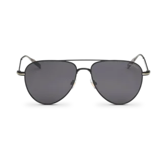 Gafas de sol cuadradas con montura metálica de color negro