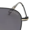 Gafas de sol cuadradas con montura metálica de color negro Gafas de sol cuadradas con montura metálica de color negro