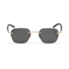 Gafas de sol cuadradas con montura metálica dorada Gafas de sol cuadradas con montura metálica dorada