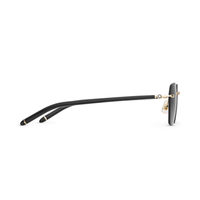 Gafas de sol cuadradas con montura metálica dorada Gafas de sol cuadradas con montura metálica dorada