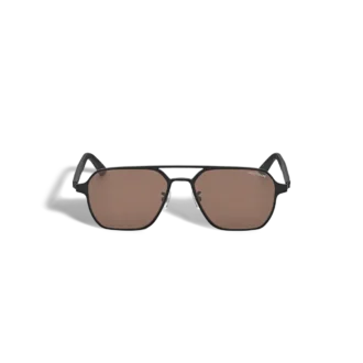 Gafas de sol cuadradas con montura metálica negra