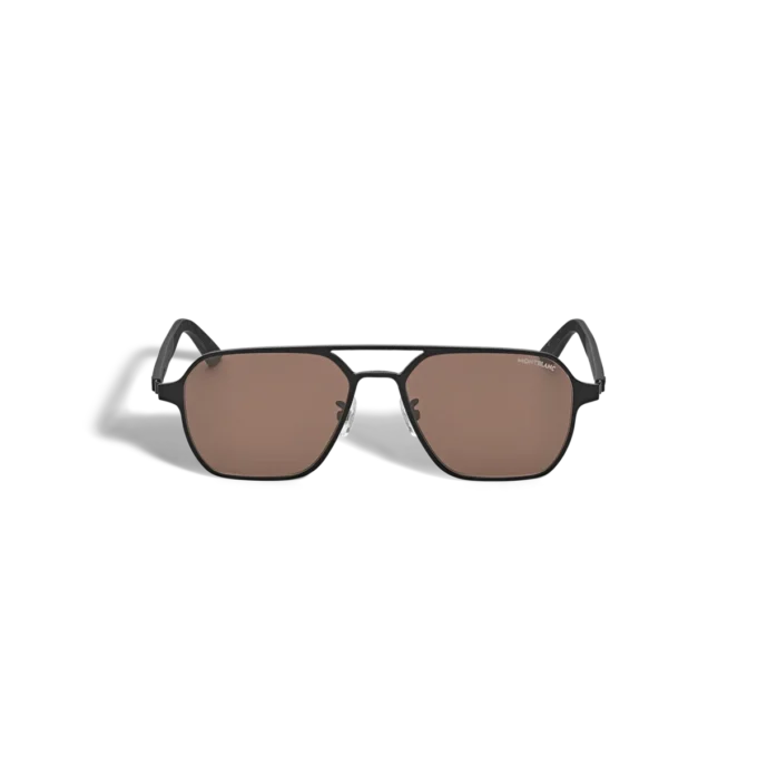 Gafas de sol cuadradas con montura metálica negra Gafas de sol cuadradas con montura metálica negra