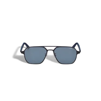 Gafas de sol cuadradas con montura metálica negra