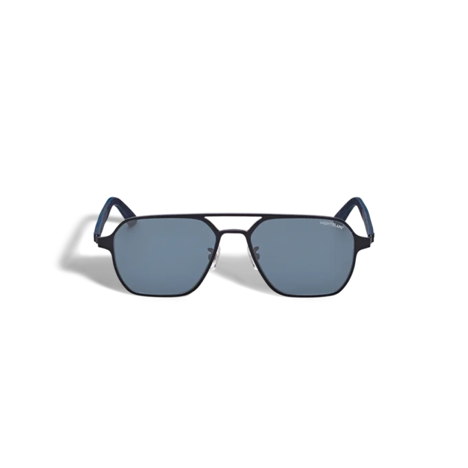 Gafas de sol cuadradas con montura metálica negra Gafas de sol cuadradas con montura metálica negra