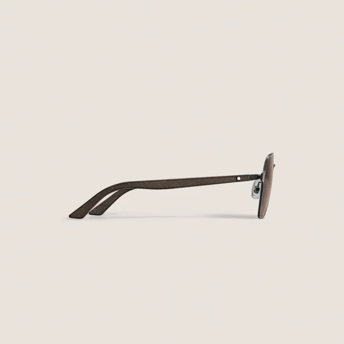 Gafas de sol cuadradas con montura metálica negra Gafas de sol cuadradas con montura metálica negra