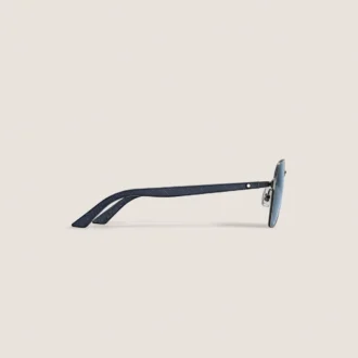 Gafas de sol cuadradas con montura metálica negra