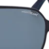 Gafas de sol cuadradas con montura metálica negra Gafas de sol cuadradas con montura metálica negra