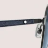 Gafas de sol cuadradas con montura metálica negra Gafas de sol cuadradas con montura metálica negra