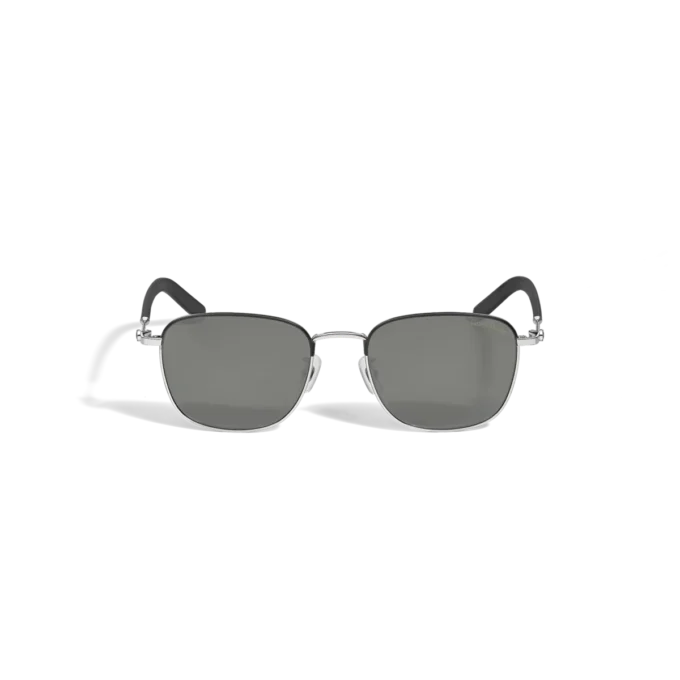 Gafas de sol cuadradas con montura metálica plateada Gafas de sol cuadradas con montura metálica plateada