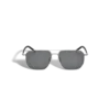 Gafas de sol cuadradas con montura metálica plateada Gafas de sol cuadradas con montura metálica plateada